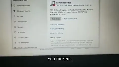 Angry Man Versus Windows Update