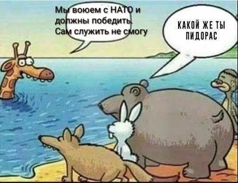 Воюем с НАТО, но сам не служу