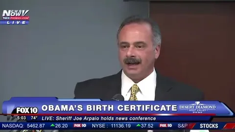 Joe Arpaio’s Serious Reaction