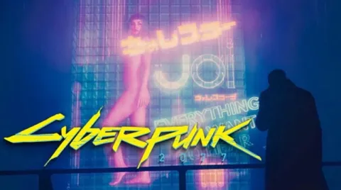 Cyberpunk 2077 Neon Billboard