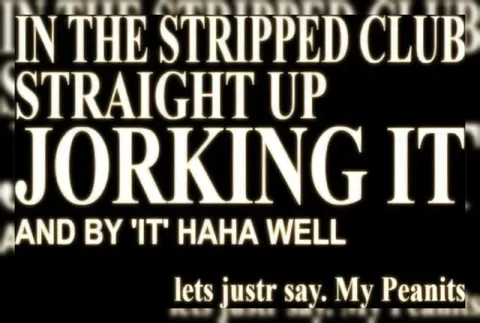In the Stripped Club Jorking It