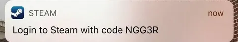Steam Login Code Notification