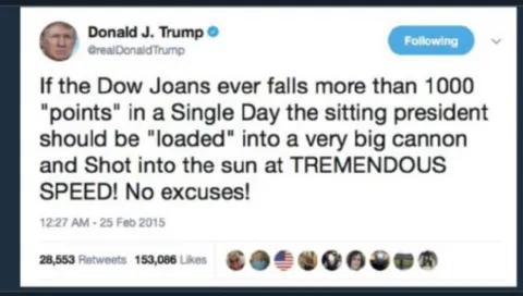 Trump Cannon Tweet