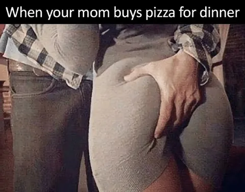 Mom Buys Pizza for Dinner