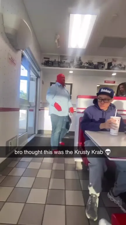 Bro Thought This Was the Krusty Krab