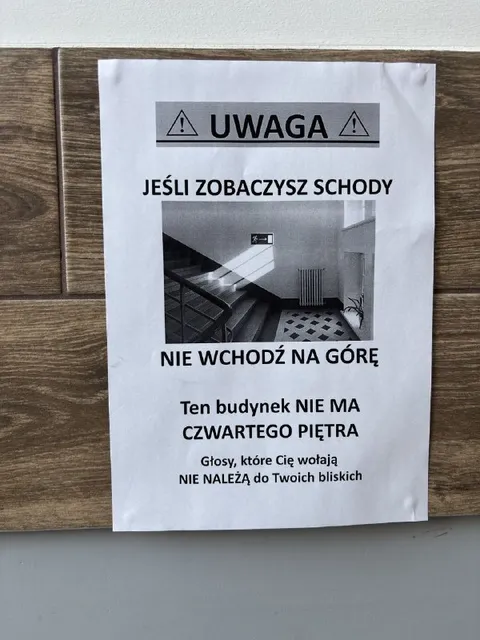 Nie wchodź na czwarte piętro