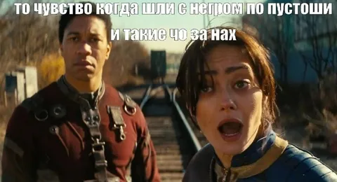 Шли с негром по пустоши