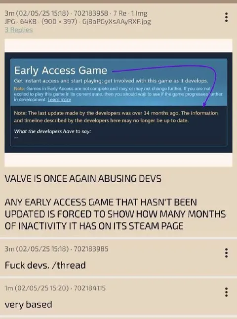 Valve Abuses Early Access Developers