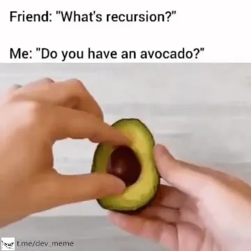 Avocado Recursion Explained