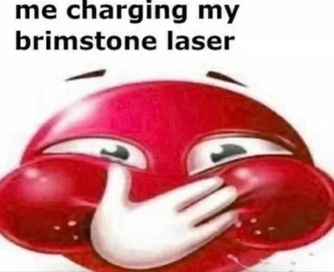 Me Charging My Brimstone Laser