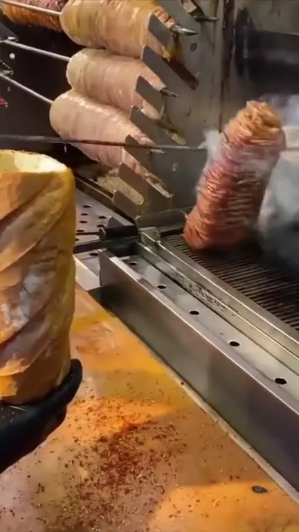 Мясо в огромном батоне