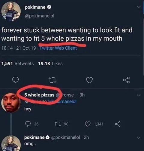Five Whole Pizzas