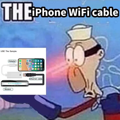 iPhone WiFi Cable Confusion