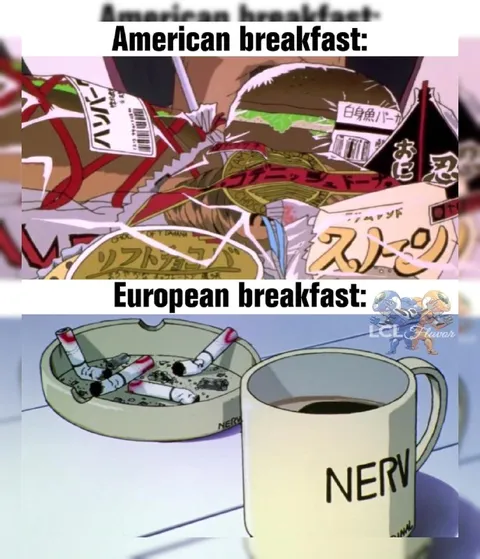 American Breakfast vs European Breakfast