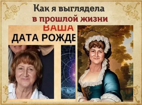 Как я выглядела в прошлой жизни