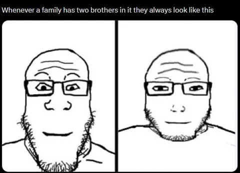 Two Brothers Always Look Like This