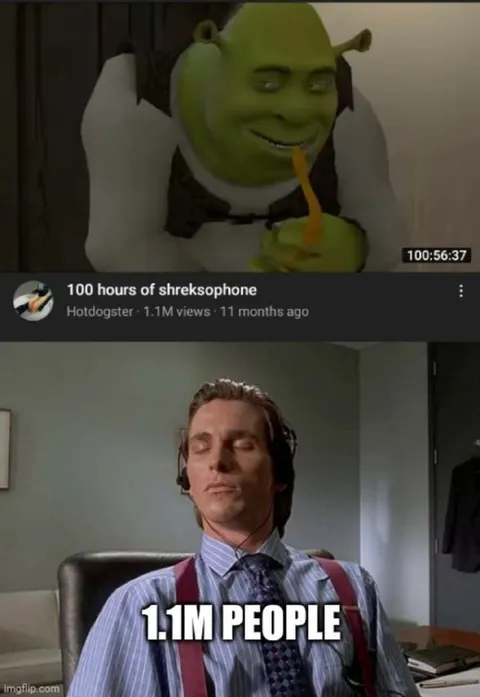 1.1M People Listening to Shreksophone