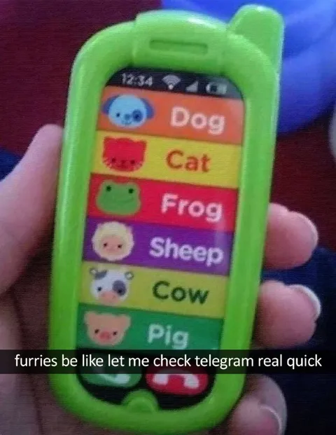 Furries Checking Telegram