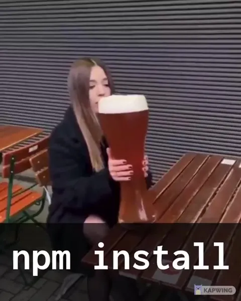 npm install goes horribly wrong