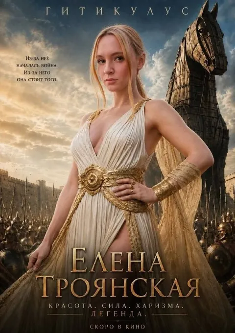 Елена Троянская и конь