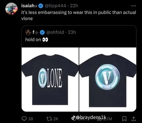 Actual VLONE Is More Embarrassing