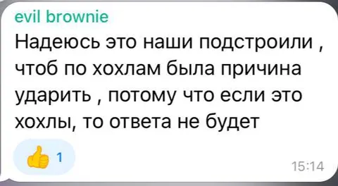 Надеюсь, это наши подстроили