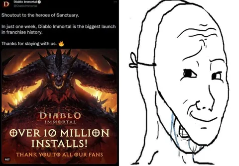 Diablo Immortal Ten Million Installs