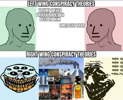 Left Wing vs Right Wing Conspiracies