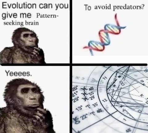 Evolution Creates an Astrology Brain