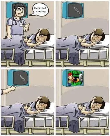 He's Not Coming Fruit Ninja