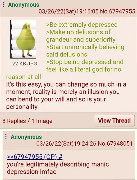 Pear-Based Mania Cure
