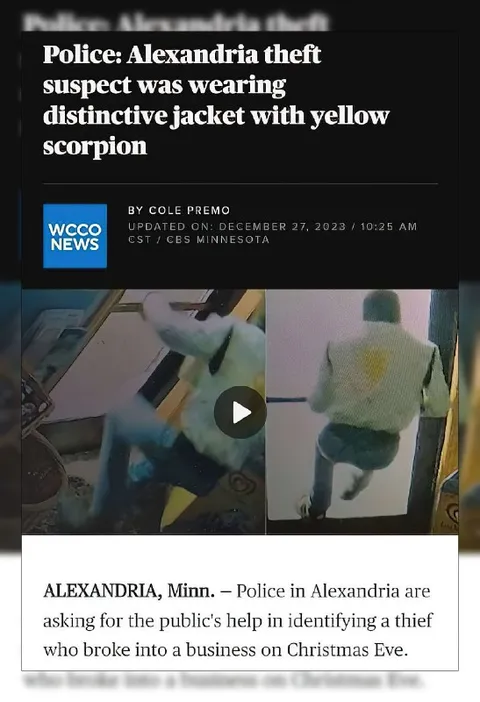 Yellow Scorpion Jacket Suspect