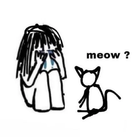 Confused Cat Says Meow
