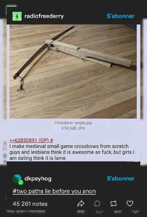 Homemade Crossbow Dating Test