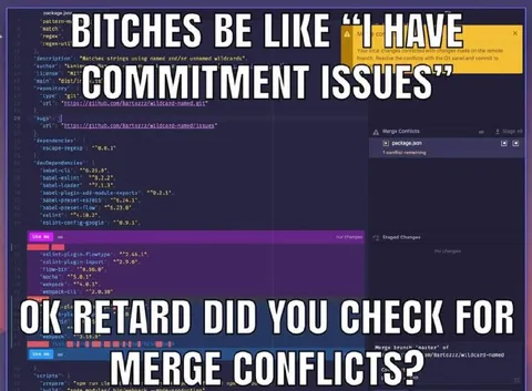 Bitches Be Like Commitment Issues