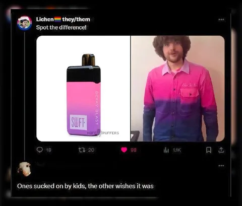 Spot the Difference Vape Joke