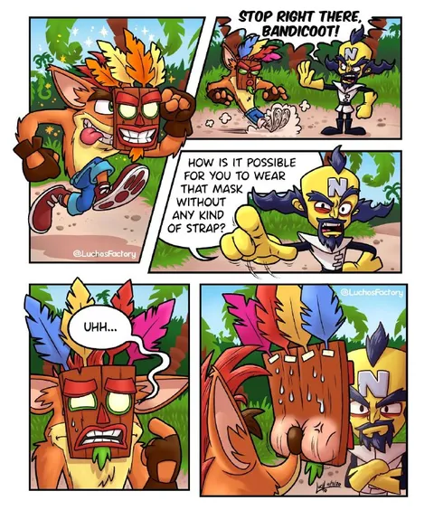 Crash Bandicoot Mask Problem