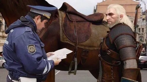 Ведьмак остановлен инспектором