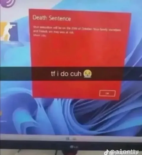 Death Sentence Notification