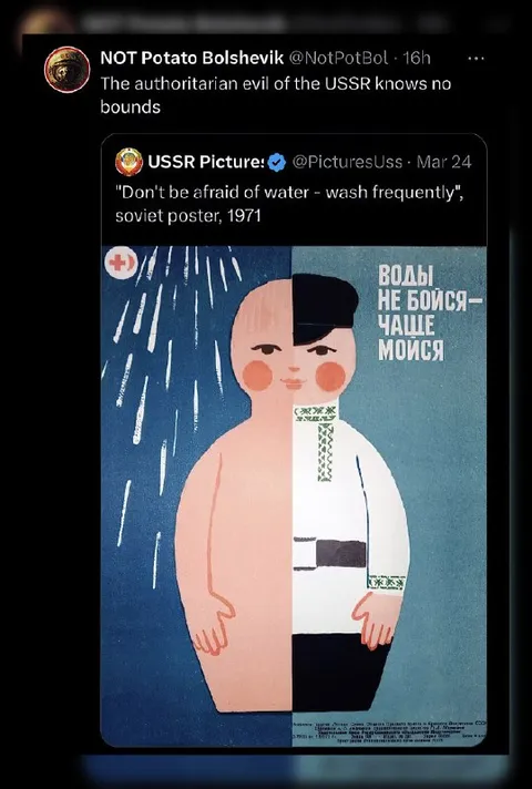 Soviet Hygiene Poster Backfires