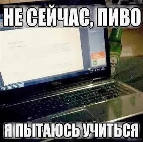 Не сейчас, потом учиться