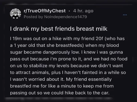 I Drank My Best Friend's Breast Milk