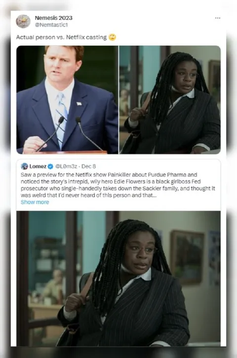Actual Person vs Netflix Casting