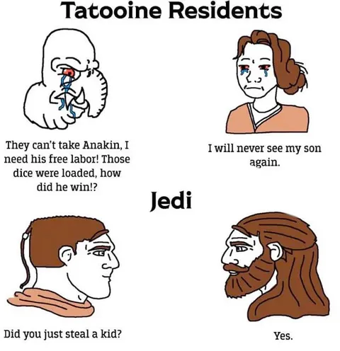 Tatooine Residents and Jedi
