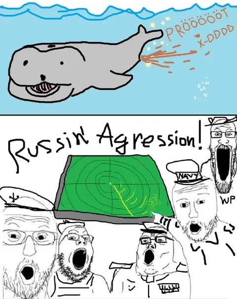 Russian Aggression Shark Attack