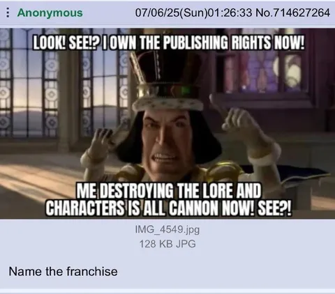 Lord Farquaad Owns the Lore