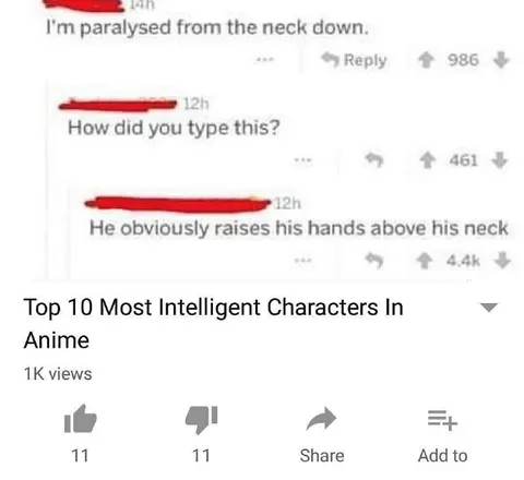 Paralysed Anime Genius