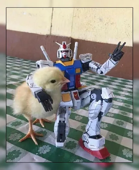 Цыплёнок в Gundam