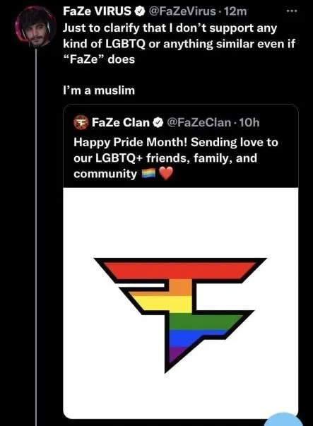 FaZe Clan Pride Hypocrisy