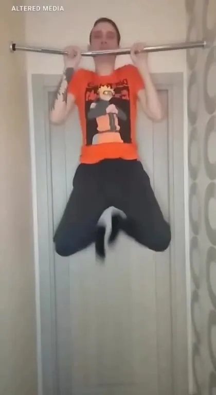 Pull-Up Bar Naruto Transformation